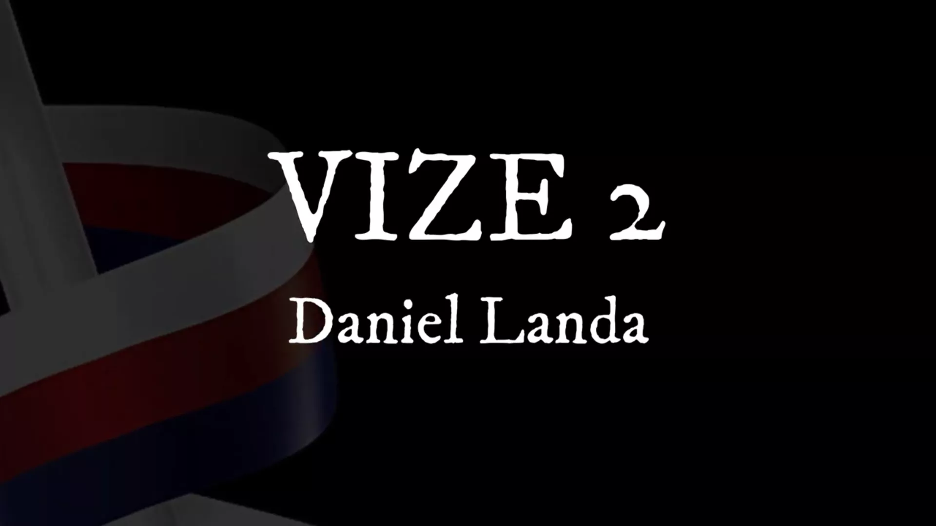 upoutávka VIZE 2 - Daniel Landa - Karlovy Vary 2023